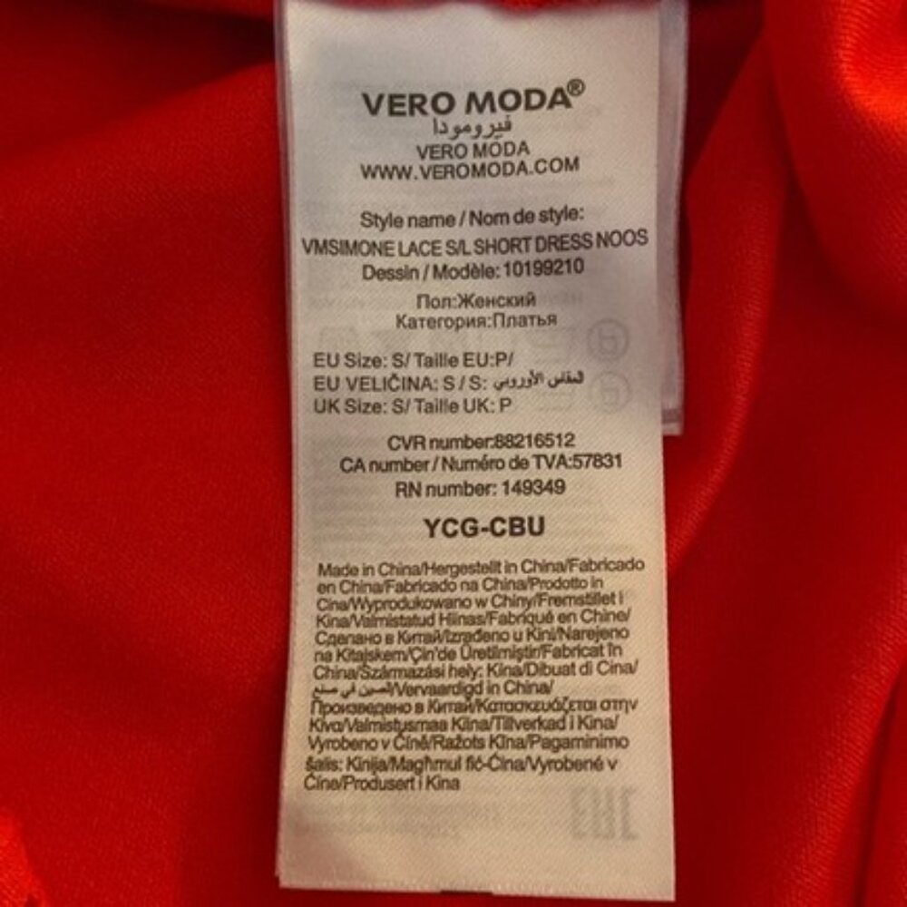 Vero Moda Red Sleeveless Dress - Picture 11 of 15